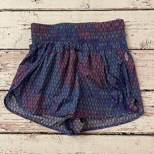 Free People Movement The Way Home Printed Shorts in Marianas Combo Size Medium